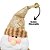 Papai Noel Decorativo Sentado Bronze e Dourado Luxo Gorrinho Guizo 34cm - E Christmas - Imagem 5
