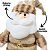 Papai Noel Decorativo Sentado Bronze e Dourado Luxo Gorrinho Guizo 58cm - E Christmas - Imagem 5