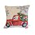 Jogo 2 Capas de Almofada Gobelin Natal 45x45cm Árvores e Carro Vintage - Magizi - Imagem 5