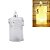 Jogo 8 Mini Velas Eletrônica Cristal LED Branco Quente 7,7cm - Art Christmas - Imagem 6
