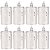 Jogo 8 Mini Velas Eletrônica Cristal LED Branco Quente 7,7cm - Art Christmas - Imagem 1