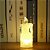 Jogo 3 Mini Velas Eletrônica Cristal LED Branco Quente 7,7cm - Art Christmas - Imagem 2