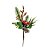 Kit 4 Galhos Pick Nevado Natal Pinhas Naturais, Berries e Folhagens 26cm - Art Christmas - Imagem 5