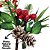 Galho Pick Nevado Natal Pinhas Naturais, Berries e Folhagens 26cm - Art Christmas - Imagem 2