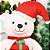 Urso Inflável Gigante Natal Com Presente Revestimento Pelúcia 1,2 metros - Art Christmas - Imagem 10
