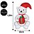 Urso Inflável Gigante Natal Com Presente Revestimento Pelúcia 1,2 metros - Art Christmas - Imagem 4