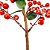 Galho Pick Decorativo Natal Azevinhos Vermelho Nevado 40cm - Master Christmas - Imagem 7