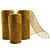 Kit 3 Telas Decorativa Fita Malha Tule Dourado Natal 15cm x 5 metros - Magizi - Imagem 1