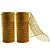 Kit 2 Telas Decorativa Fita Malha Tule Dourado Natal 15cm x 5 metros - Magizi - Imagem 1