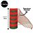 Kit 3 Telas Decorativa Fita Malha Tule Natal Listrado Vermelho e Verde 15cm x 5 metros – Magizi - Imagem 4