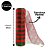 Kit 2 Telas Decorativa Fita Malha Tule Listrado Vermelho e Verde Natal 25cm x 5 metros – Magizi - Imagem 4