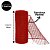 Kit 3 Telas Decorativa Natal Fita Malha Tule Vermelho 15cm x 5 metros – Magizi - Imagem 3