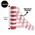 Kit 3 Telas Decorativa Fita Natal Malha Tule Listras Vermelho e Branco 26cm x 5 metros – Magizi - Imagem 2