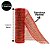 Kit 2 Telas Decorativa Fita Natal Malha Tule Listras Vermelho e Dourado 26cm x 5 metros – Magizi - Imagem 5