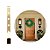 Kit Guirlanda Festão Verde 80cm 250 Galhos e Suporte Dourado para Porta - Magizi - Imagem 3