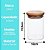 Kit 3 Potes Herméticos Vidro Borossilicato Redondo Tampa Bambu 1,5L, 1,1L e 800ml - Lehaví - Imagem 9