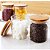 Kit 2 Potes Porta Mantimento Hermético Vidro Borossilicato Redondo Tampa Bambu 800ml - Lehaví - Imagem 9