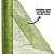 Jogo 2 Telas Decor Fita Natal Malha Verde Lantejoulas Brilho Luxo 24cm x 5 metros – Magizi - Imagem 3