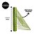 Jogo 2 Telas Decor Fita Natal Malha Verde Lantejoulas Brilho Luxo 24cm x 5 metros – Magizi - Imagem 4