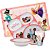 Kit Refeição Infantil Princesas Disney 5 Peças Prato Divisória, Prato Fundo, Tigela e Copo Melamina - Tuut - Imagem 1
