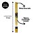 Suporte Para Guirlanda Metal Dourado Merry Christmas 31cm Encaixe Porta - Magizi - Imagem 6
