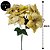 Buquê Flor Bico de Papagaio Dourado Glitter Luxo 45cm 5 Flores - Nataluz - Imagem 3