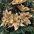 Buquê Flor Bico de Papagaio Dourado Glitter Luxo 30cm 5 Flores - Nataluz - Imagem 2