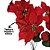 Buquê Flor Bico de Papagaio Veludo e Glitter Vermelho Prime 45cm - Nataluz - Imagem 4