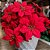 Jogo 2 Buquês Flor Bico de Papagaio Veludo e Glitter Vermelho Prime 30cm - Nataluz - Imagem 4