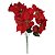 Jogo 2 Buquês Flor Bico de Papagaio Veludo e Glitter Vermelho Prime 45cm - Nataluz - Imagem 3
