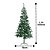 Árvore de Natal Pinheiro Verde Prime Tradicional 600 Galhos 2,10m Pés de Ferro - Bela Flor - Imagem 3