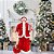 Mamãe Noel Decorativa Gigante 110cm Vestido Vermelho e Saco de Presentes Decorado - Bela Flor - Imagem 8