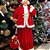 Mamãe Noel Decorativa Gigante 110cm Vestido Vermelho e Saco de Presentes Decorado - Bela Flor - Imagem 7