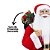 Papai Noel Decorativo Gigante 110cm Vermelho Tradicional Mini Urso Pelúcia e Saco de Presentes Decorado - Bela Flor - Imagem 6