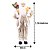 Papai Noel Decorativo Gigante 110cm Champanhe Luxo, Urso Pelúcia e Saco de Presentes - Bela Flor - Imagem 4