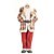 Papai Noel Decorativo Gigante 110cm Casaco Xadrez, Ski e Saco de Presentes Decorado - Bela Flor - Imagem 1