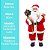 Papai Noel Casaco Vermelho Veludo Luxo 80cm com Urso e Saco de Presentes - Bela Flor - Imagem 6