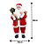Papai Noel Casaco Vermelho Veludo Luxo 80cm com Urso e Saco de Presentes - Bela Flor - Imagem 3