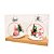 Jogo 4 Bolas de Natal Decoradas Papai Noel e Boneco de Neve 3D Transparente - Bela Flor - Imagem 4