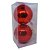 Jogo 4 Bolas Natal Gigante Vermelho Lisa 15cm - Bela Flor - Imagem 6