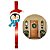 Gancho Suporte Para Guirlanda Encaixe Porta Metal Pinguim Natal 37cm - Master Christmas - Imagem 1