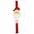 Gancho Suporte Para Guirlanda Encaixe Porta Metal Rosto Papai Noel 37cm - Master Christmas - Imagem 3