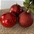 Jogo 6 Bolas Natal Vermelho Mistas Glitter, Fosca e Lisa Grande 12cm - Bela Flor - Imagem 4