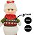 Jogo Papai Noel e Mamãe Noel Pelúcia Pendente 30cm Gorro Crochê Plus - Master Christmas - Imagem 6