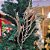 Jogo 2 Galhos Decorativo Natal Pinheiro Glitter Champanhe Luxo 43cm - Bela Flor - Imagem 2