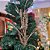 Galho Decorativo Natal Alecrim Glitter Champanhe Luxo 57cm - Bela Flor - Imagem 2