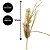 Galho Decorativo Natal Alecrim Glitter Dourado Luxo 57cm - Bela Flor - Imagem 3
