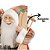Papai Noel Decorativo Sentado Casaco Xadrez com Saco de Presentes e Ski 45cm - Bela Flor - Imagem 5