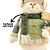 Jogo Boneco de Neve Decor Pelúcia Luxo Creme e Verde Crochê 67cm e 42cm - Bela Flor - Imagem 7
