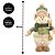 Jogo Boneco de Neve Decor Pelúcia Luxo Creme e Verde Crochê 67cm e 42cm - Bela Flor - Imagem 3